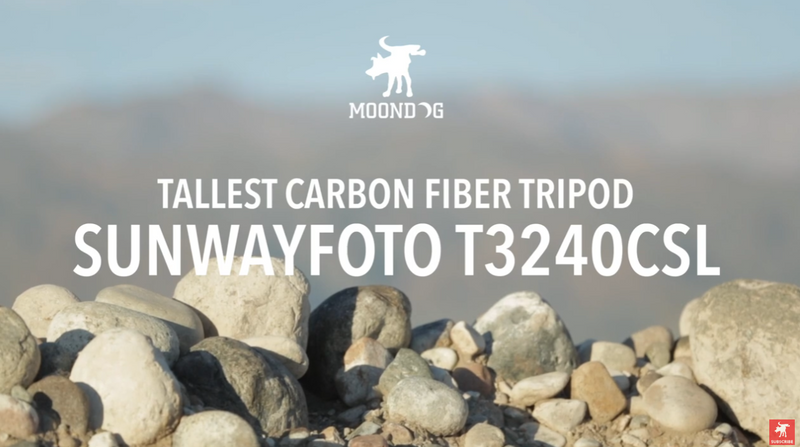 Tall carbon fiber tripod Sunwayfoto T3240CSL