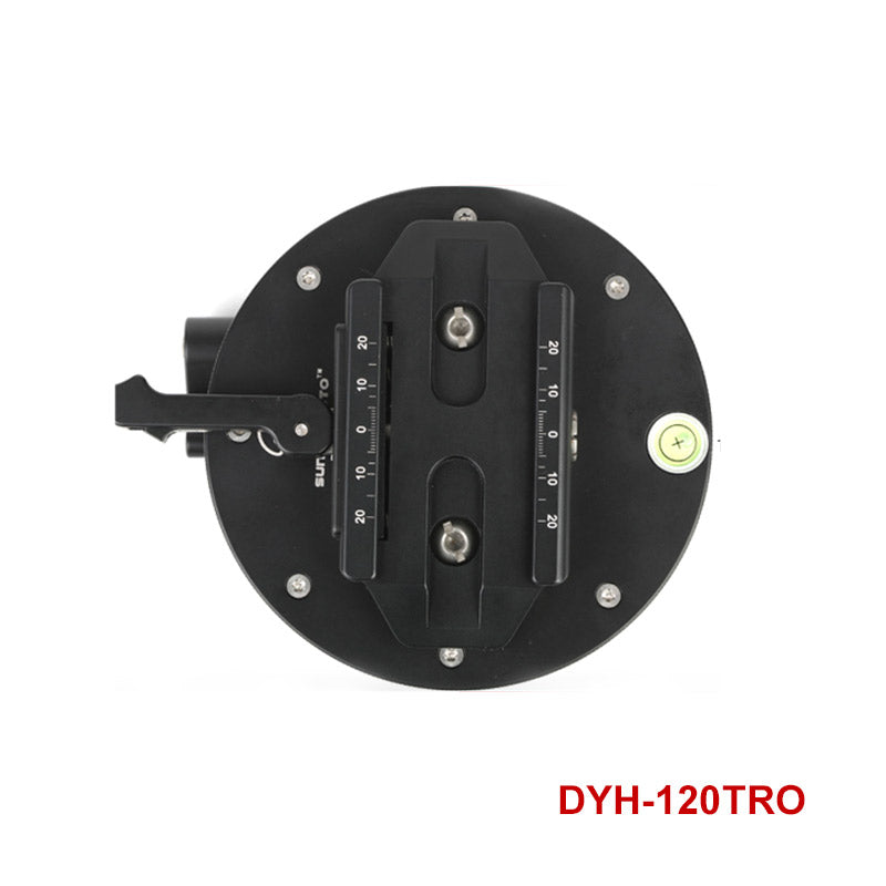 DYH-120TRO/DYH-120TRON  120mm Leveling Base Tripod Heads Load (35kgs) +/-16° Tilt