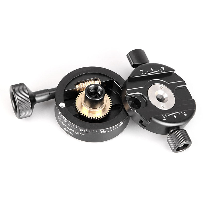 GC-01 58mm  Panoramic Arca Swiss Geared Clamp, Black