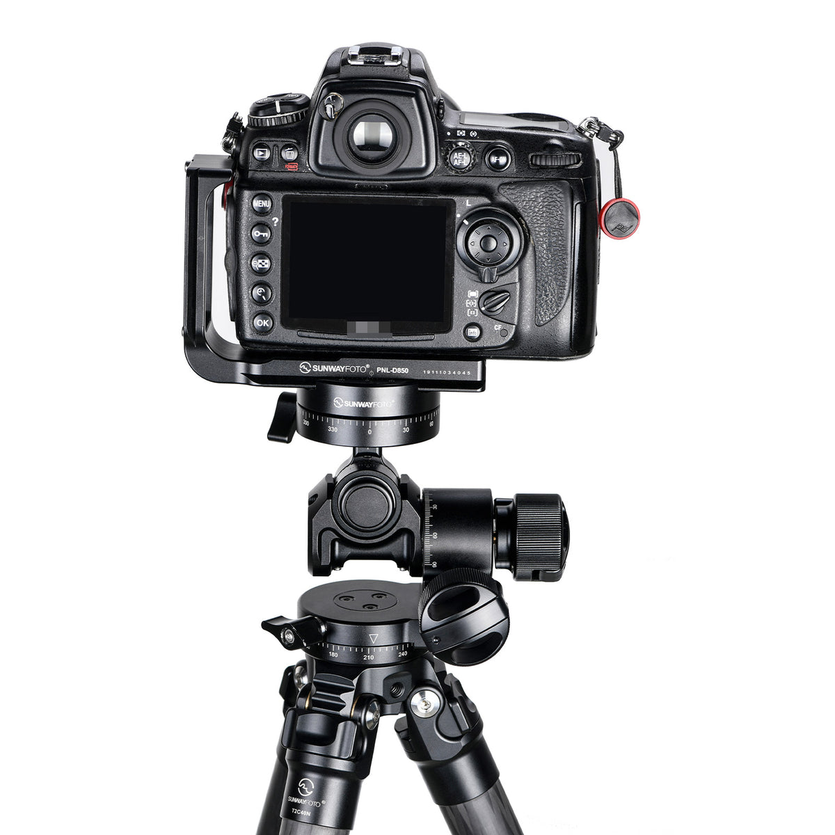 GH-PRO II 3-Way Geared Tripod Head