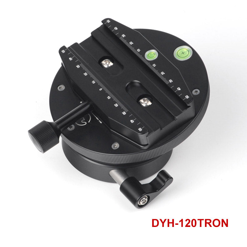 DYH-120TRO/DYH-120TRON  120mm Leveling Base Tripod Heads Load (35kgs) +/-16° Tilt