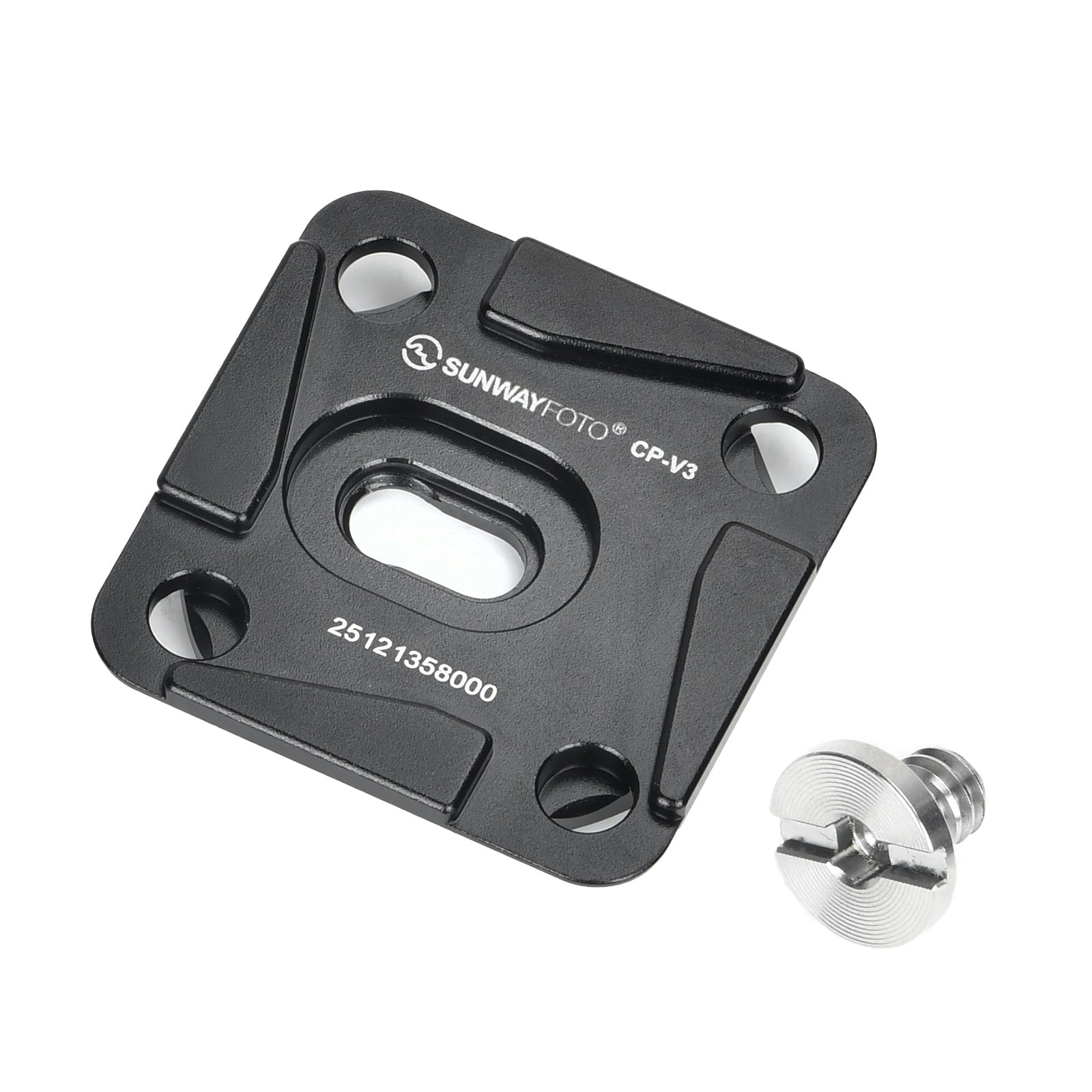 SUNWAYFOTO CP-V3 39mm Arca Swiss Camera Clip QR Plate Compatible with PD Clip V3