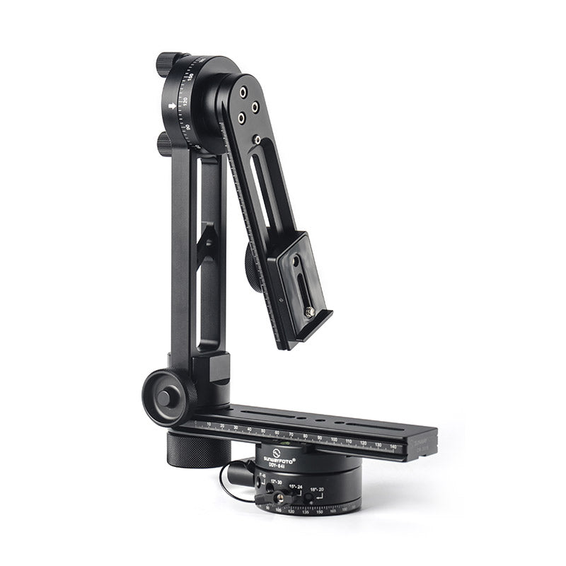 CR-3015A Gimbal Head Panoramic Head Camera Tripod Head Aluminium Alloy,360° x 180° Spherical Panoramic Kit