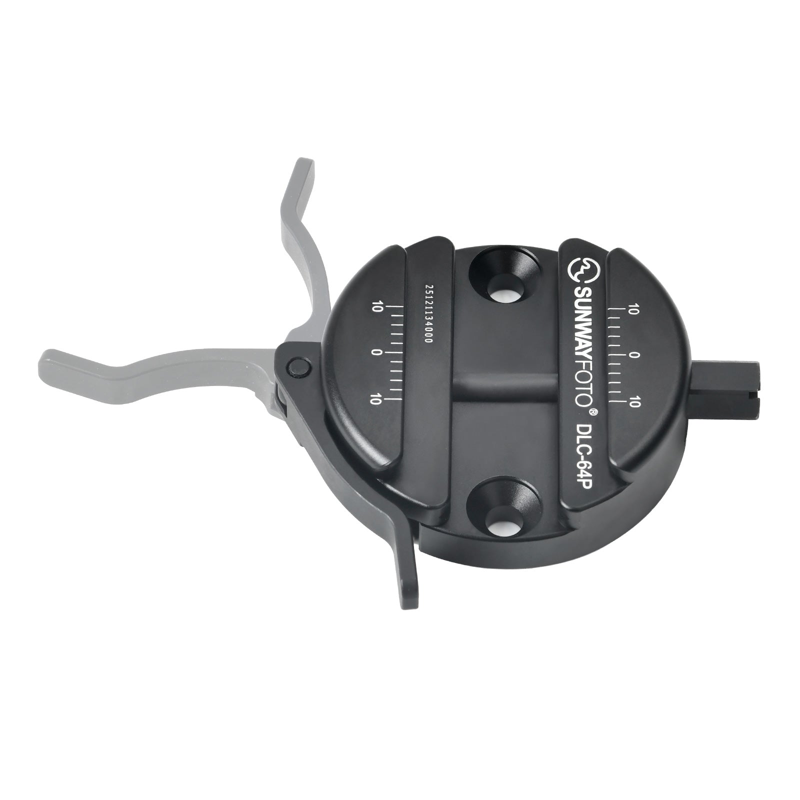 SUNWAYFOTO DLC-64P 64mm Arca Swiss and Picatinny Discal Lever Clamp fo