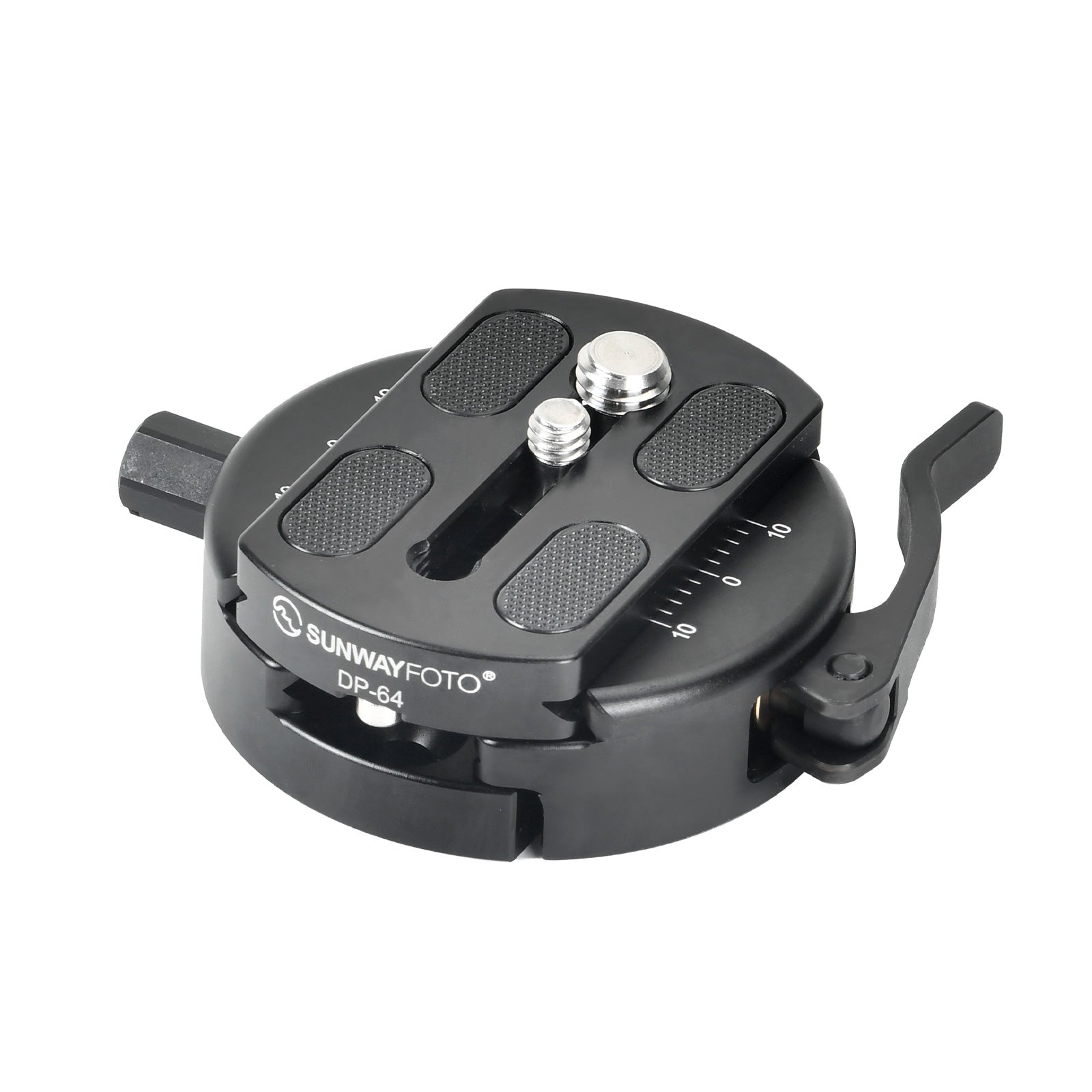 SUNWAYFOTO DLC-64P 64mm Arca Swiss and Picatinny Discal Lever Clamp fo