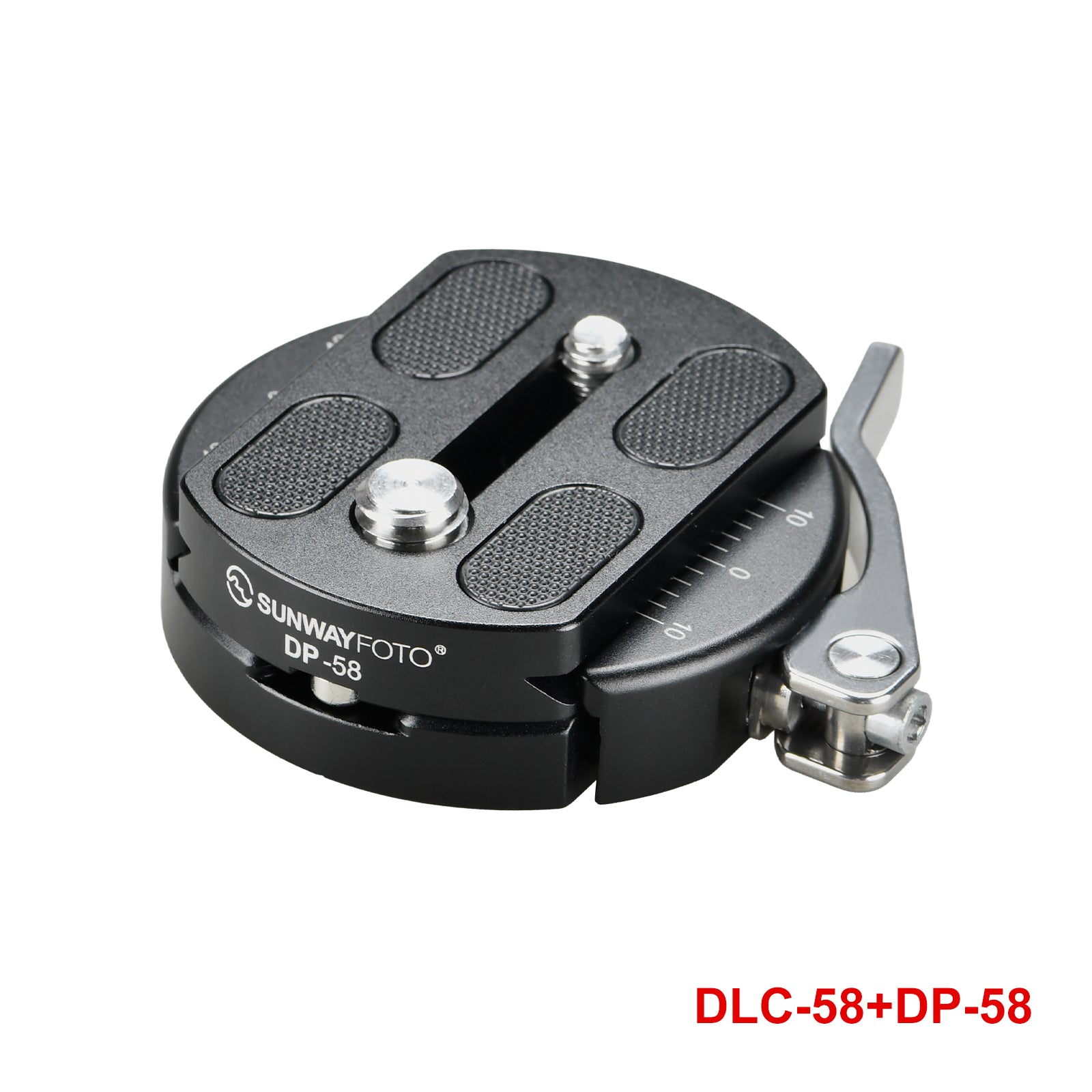 SUNWAYFOTO 58mm Discal Clamp and Arca Swiss Plate Kit