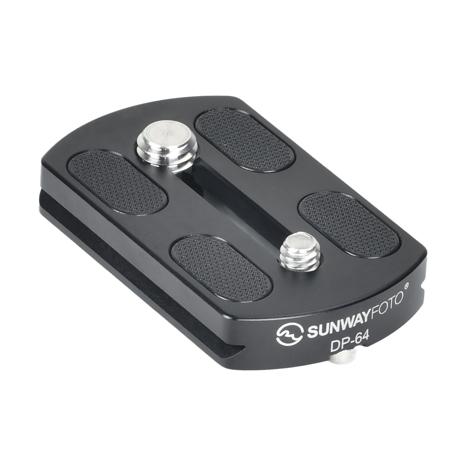 SUNWAYFOTO DP-64 64mm Arca Swiss Plate for 64mm Discal Clamp, with 1/4-20 & 3/8-16 Screws