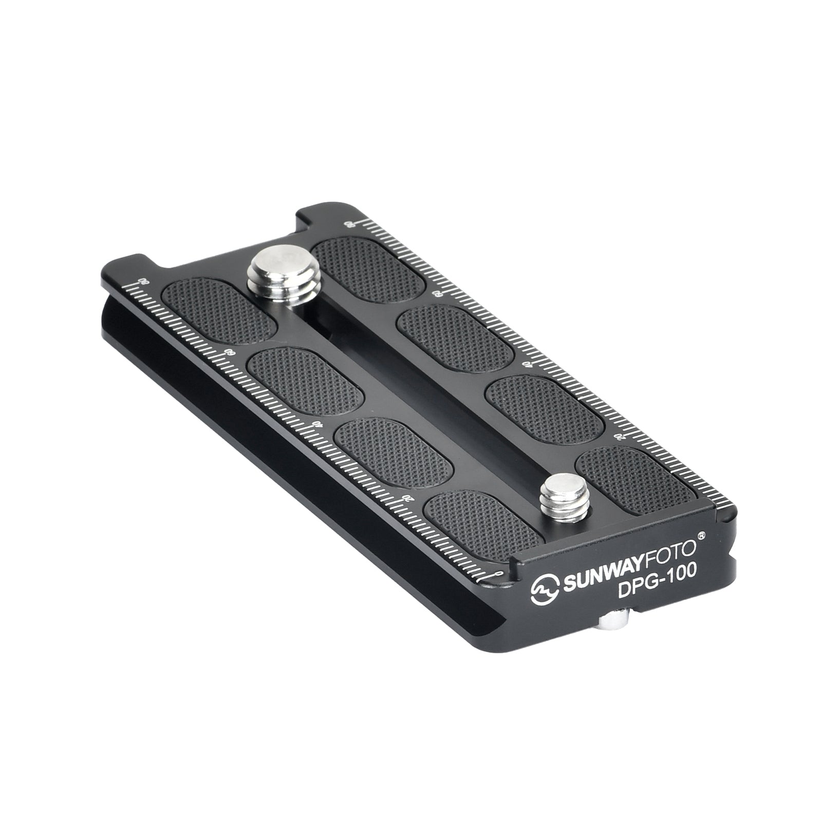 SUNWAYFOTO DPG-100 100mm Universal Quick Release Plate, Arca Swiss Lens Plate, with 1/4" & 3/8" Screw, for Canon Nikon Sony Sigma Tamron Telephoto Lens