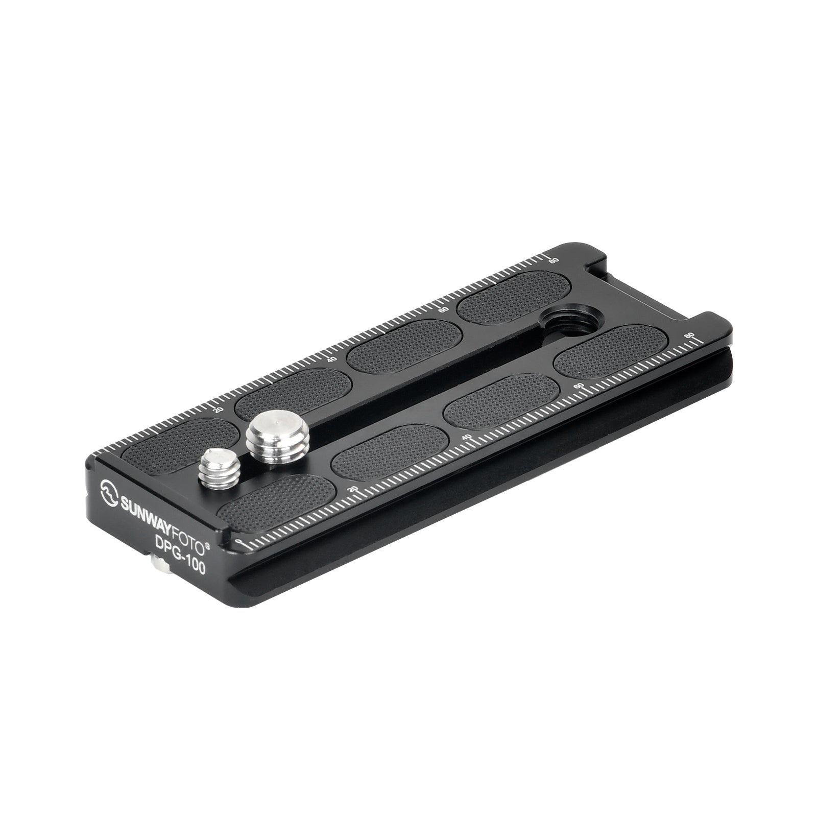 SUNWAYFOTO DPG-100 100mm Universal Quick Release Plate, Arca Swiss Lens Plate, with 1/4" & 3/8" Screw, for Canon Nikon Sony Sigma Tamron Telephoto Lens