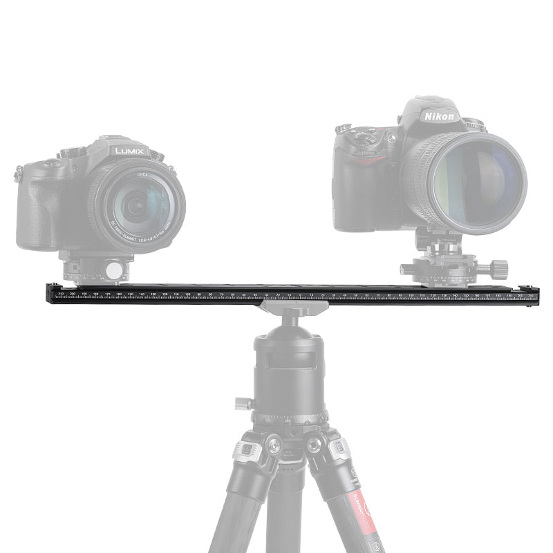 DPG-440 440mm(17.3inch) Arca Swiss Rail,Universal Long Quick Release Plate,Dual Dovetail Slide Rail for Stereo/3D