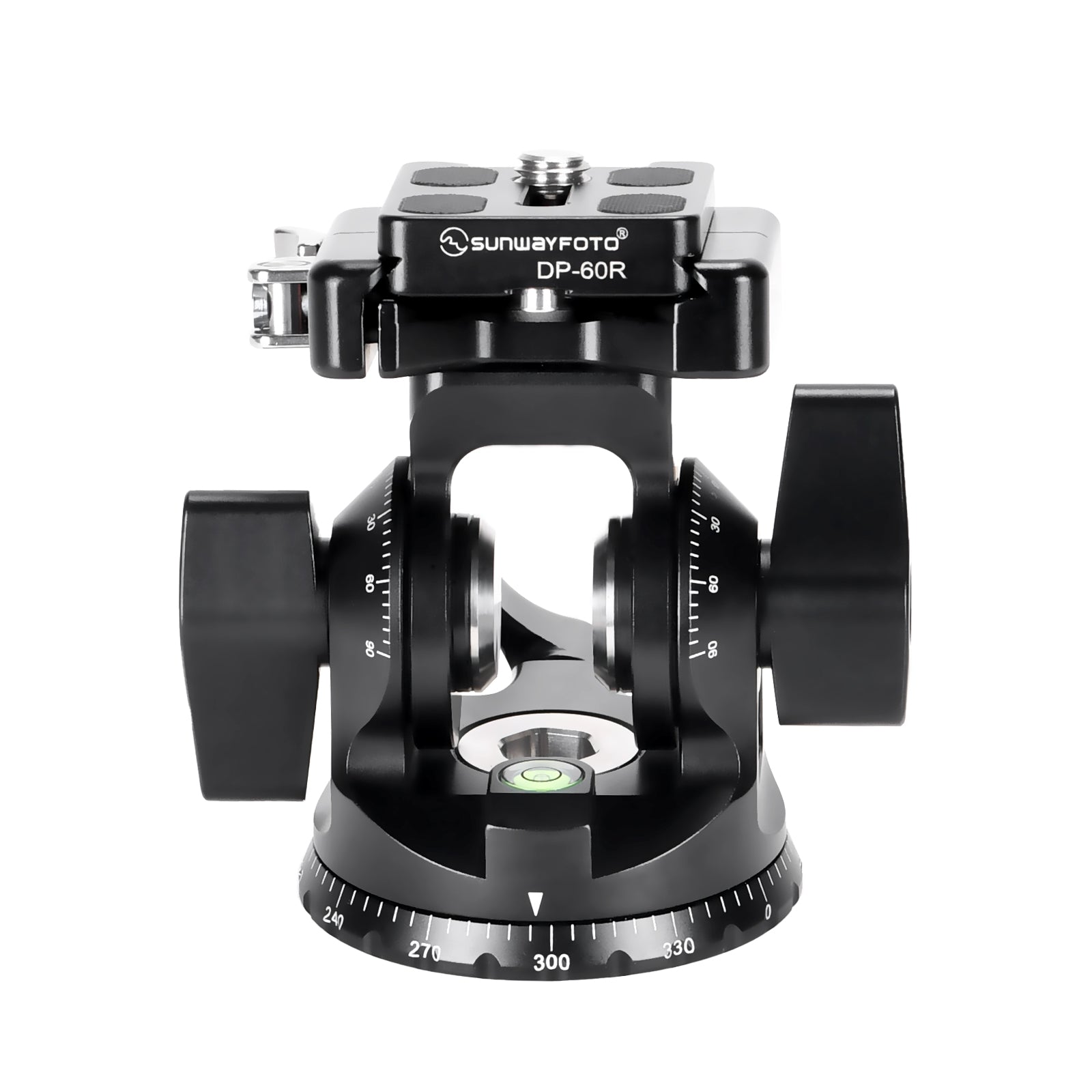 DT-03 Tilt Head with Lever-Release Clamp and Arca Swiss Quick Release Plate DP-60R,2-Way Monopod Head Load 33lb.(15Kgs)