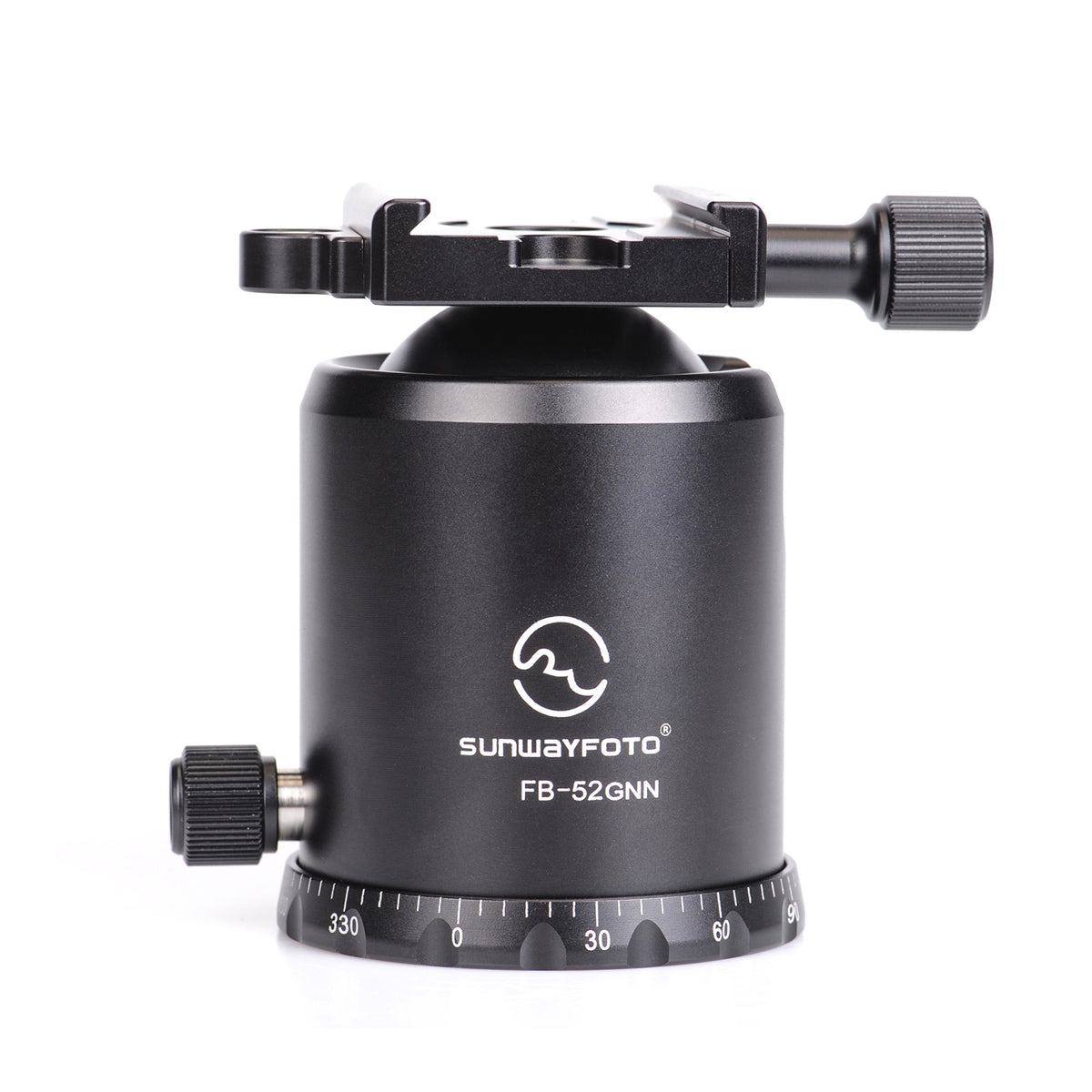 FB-52 GNN 52mm Neckless Ball Head for Hunting Tripods, Load Capacity 44 lb (20 kg)
