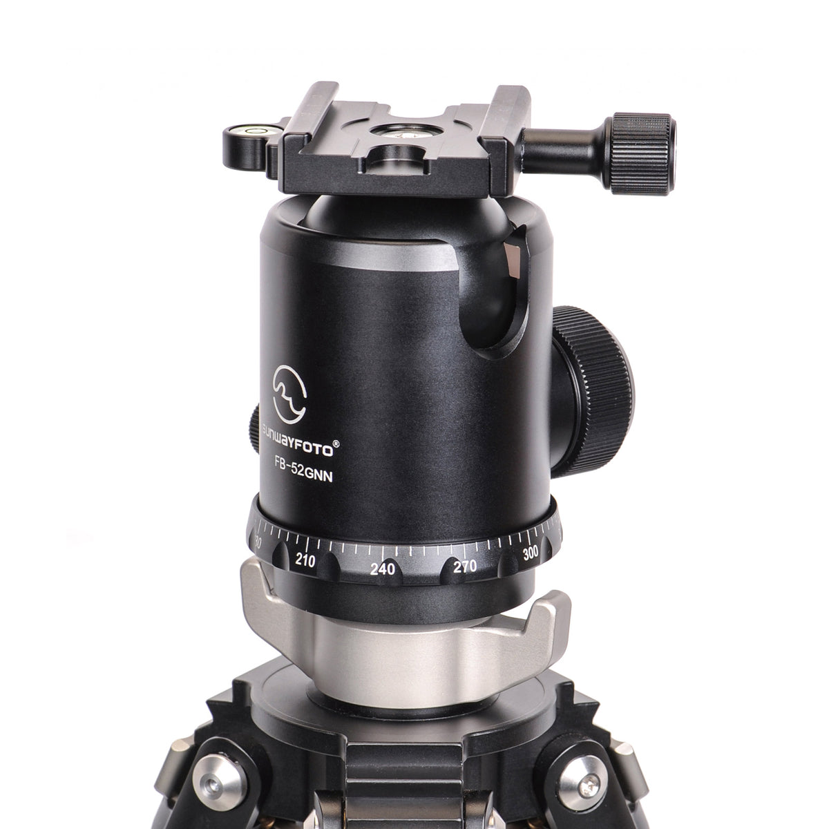 FB-52 GNN 52mm Neckless Ball Head for Hunting Tripods, Load Capacity 44 lb (20 kg)