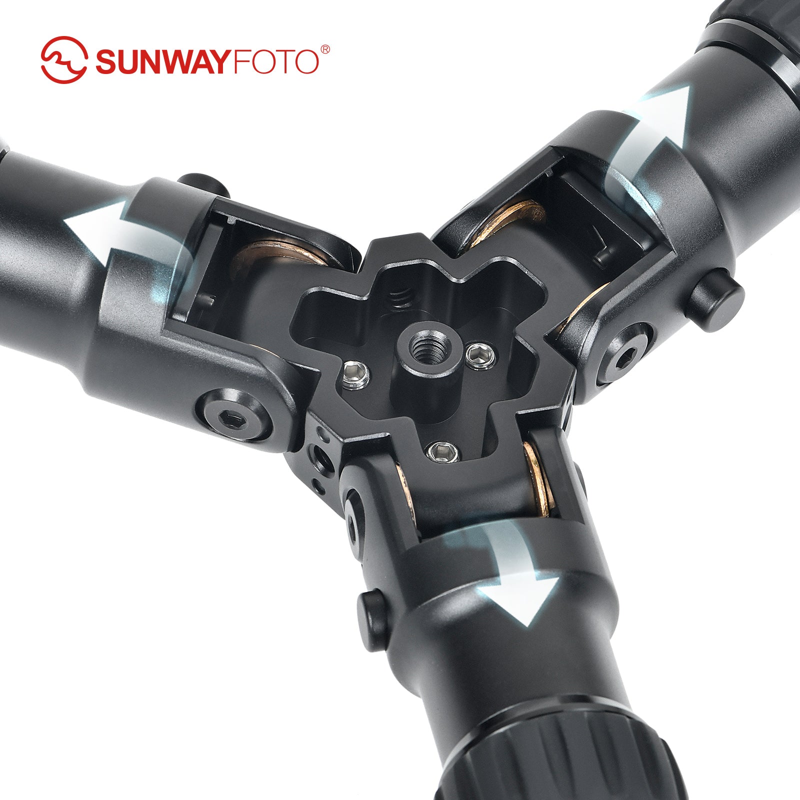 SUNWAYFOTO HT3230CMI Inverted Leg Carbon Fiber without Center Column , 32mm, 3 Section,69'' Tall,Load 66lb.(26kg)