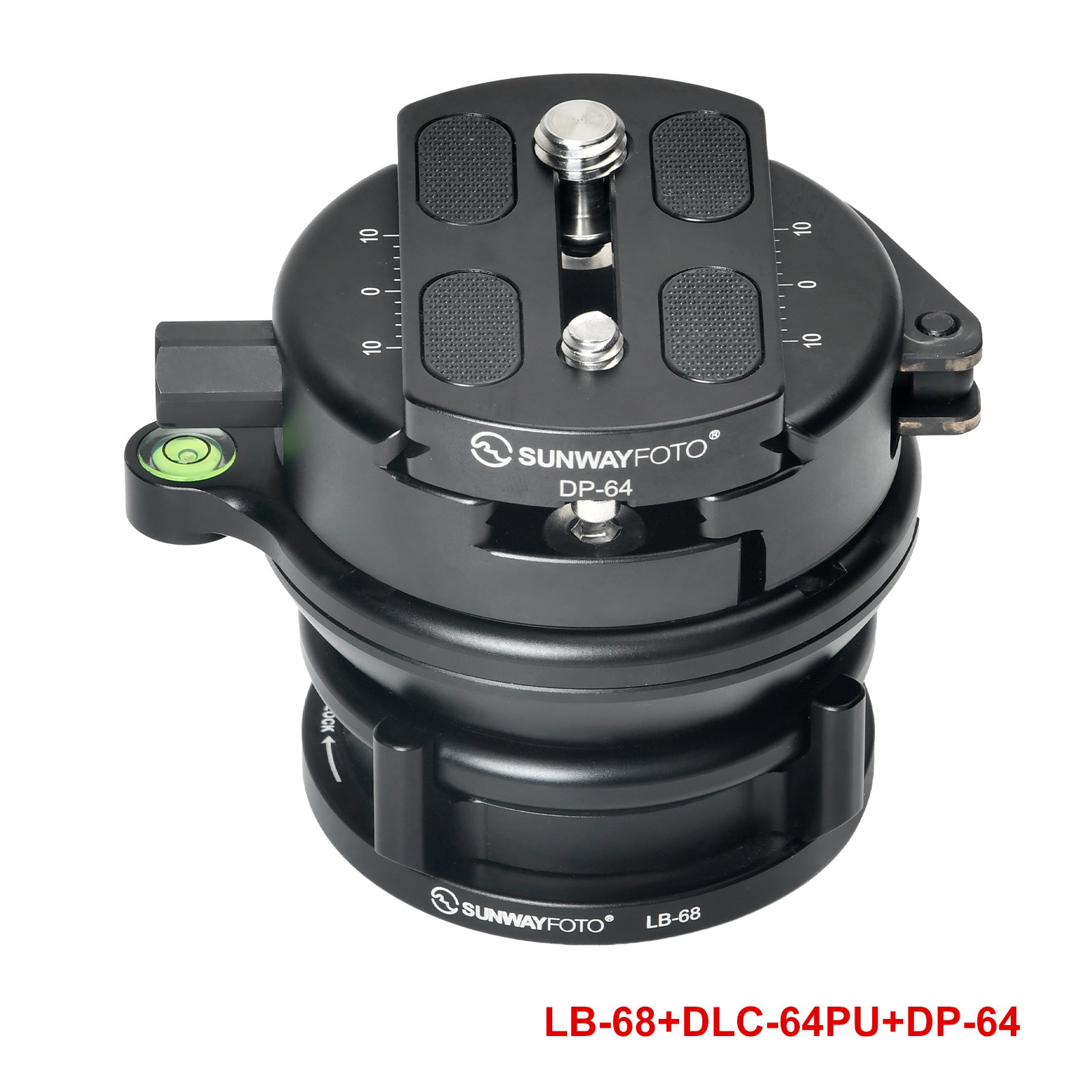 LB-68 68mm Leveling Base Head for Tripod 22lbs/10kgs Load Capacity