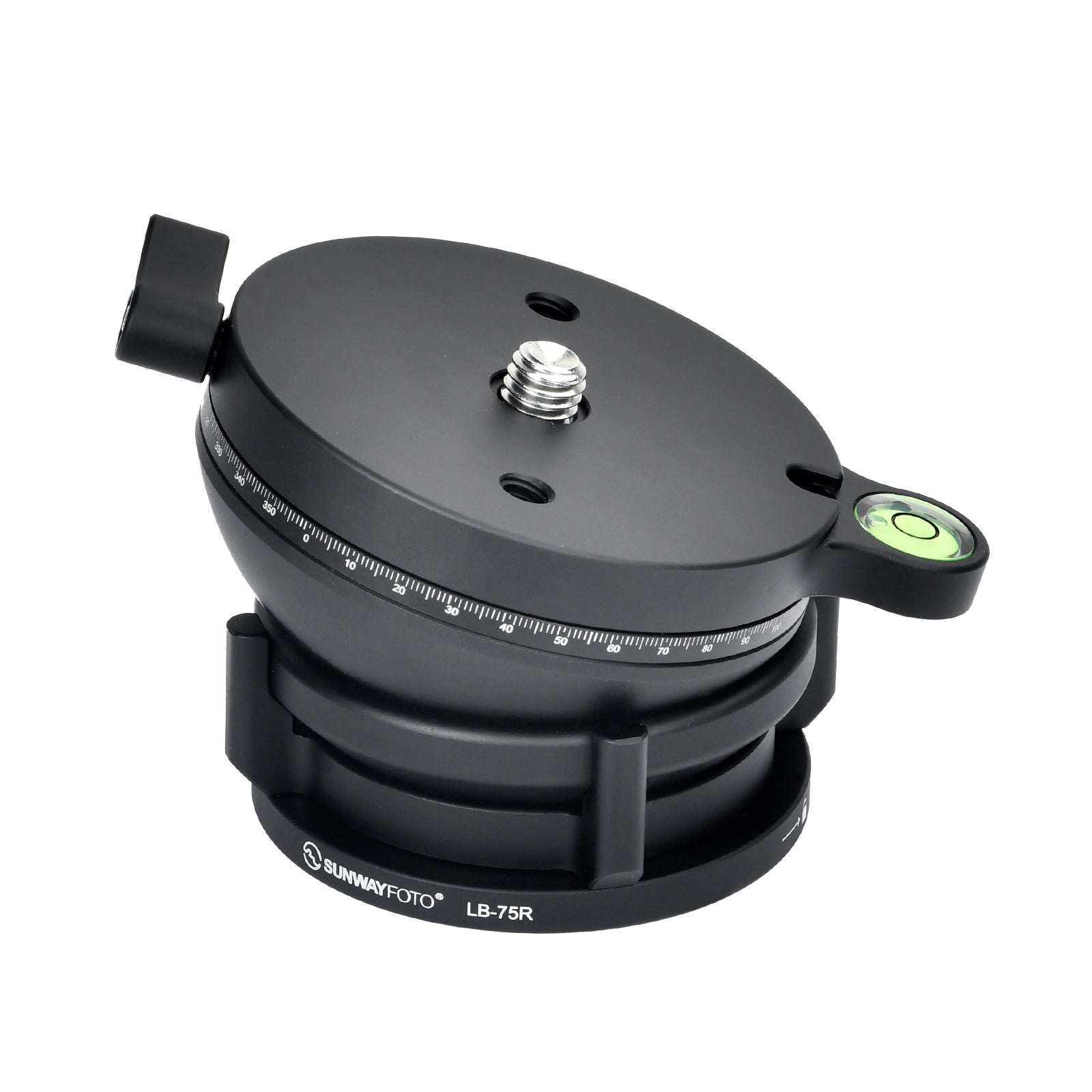 LB-75R 360 Panoramic Leveling Base Tripod Head 33 lbs (15kg) Load Capacity