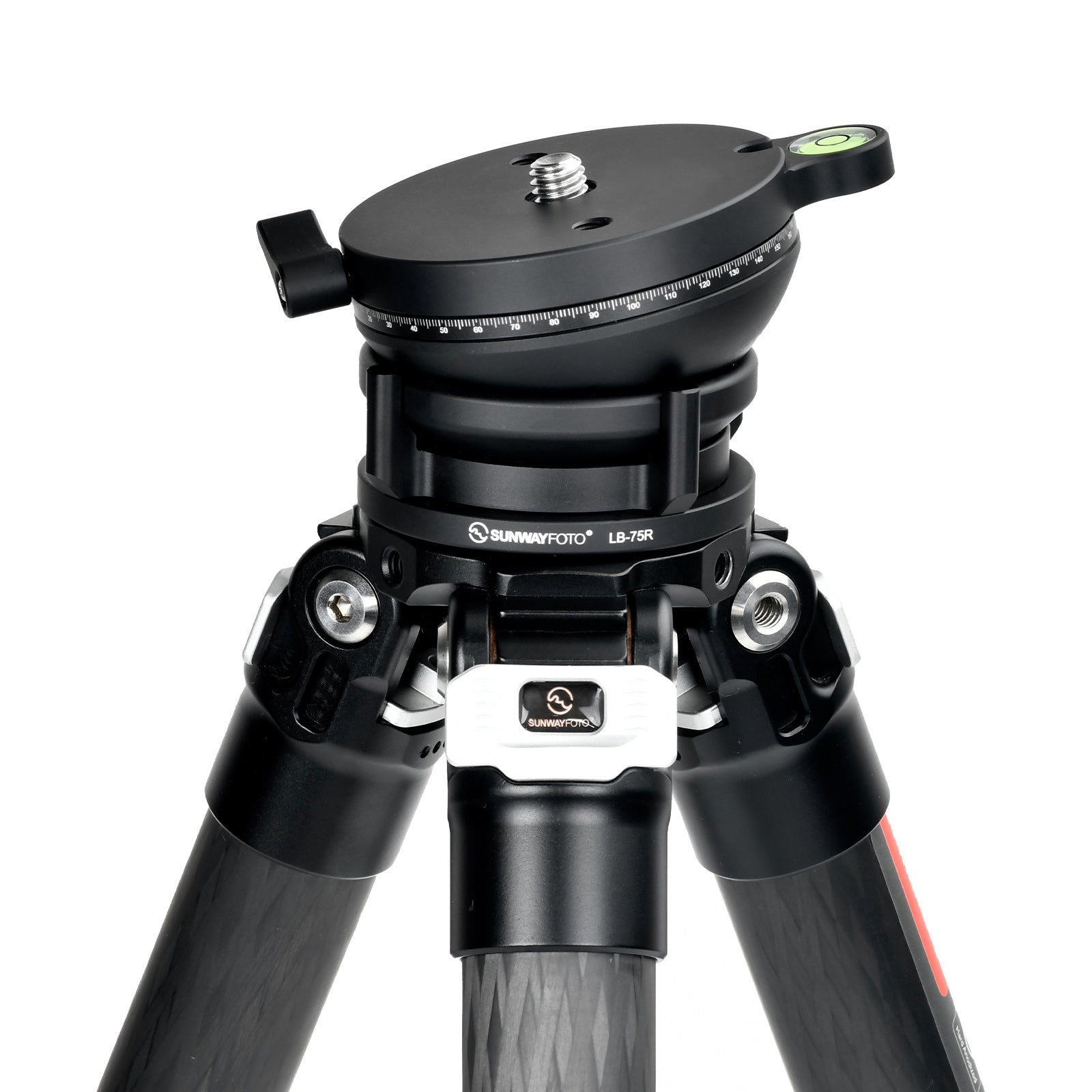 LB-75R 360 Panoramic Leveling Base Tripod Head 33 lbs (15kg) Load Capa