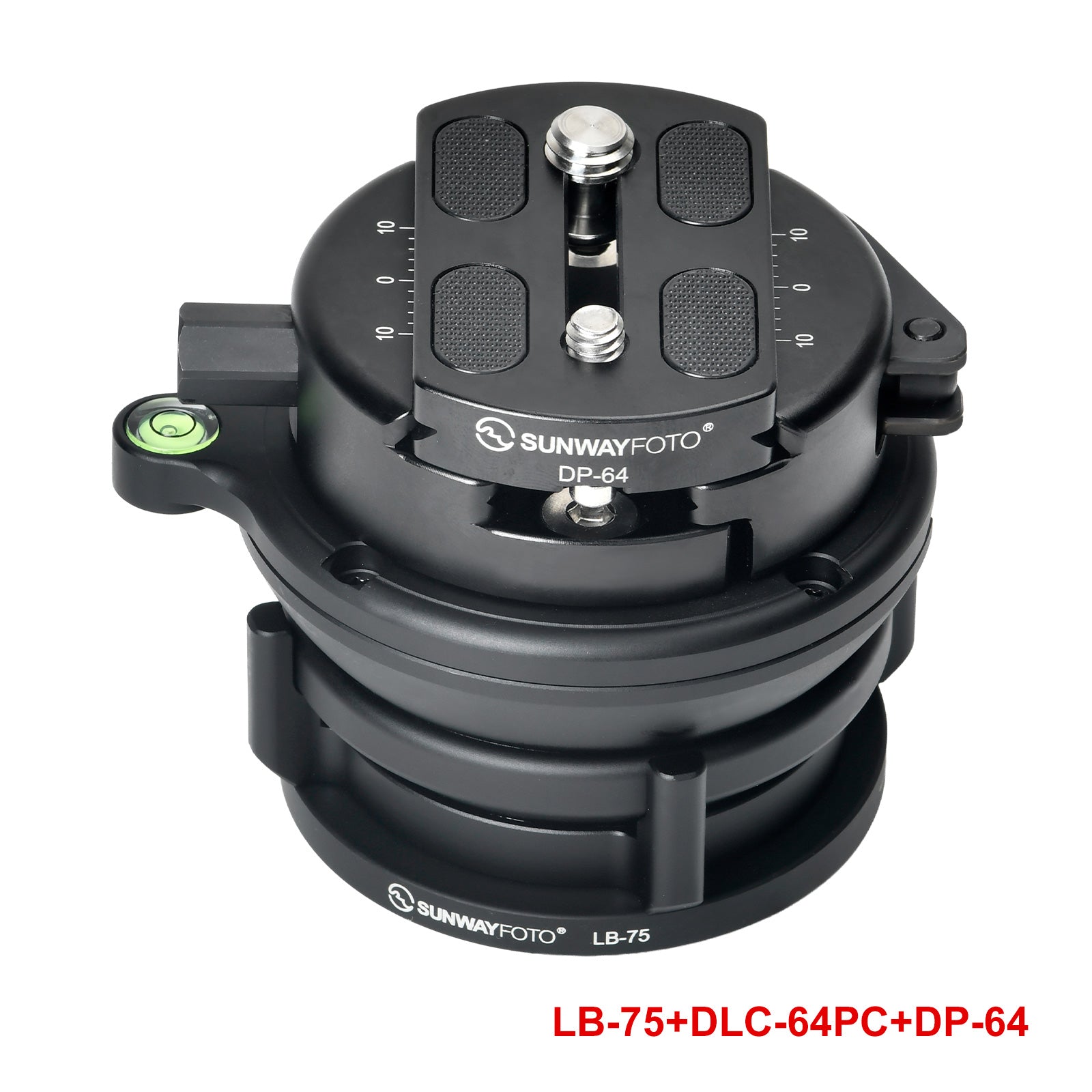 LB-75 Leveling Base Tripod Head 33lbs (15kg) Load Capacity