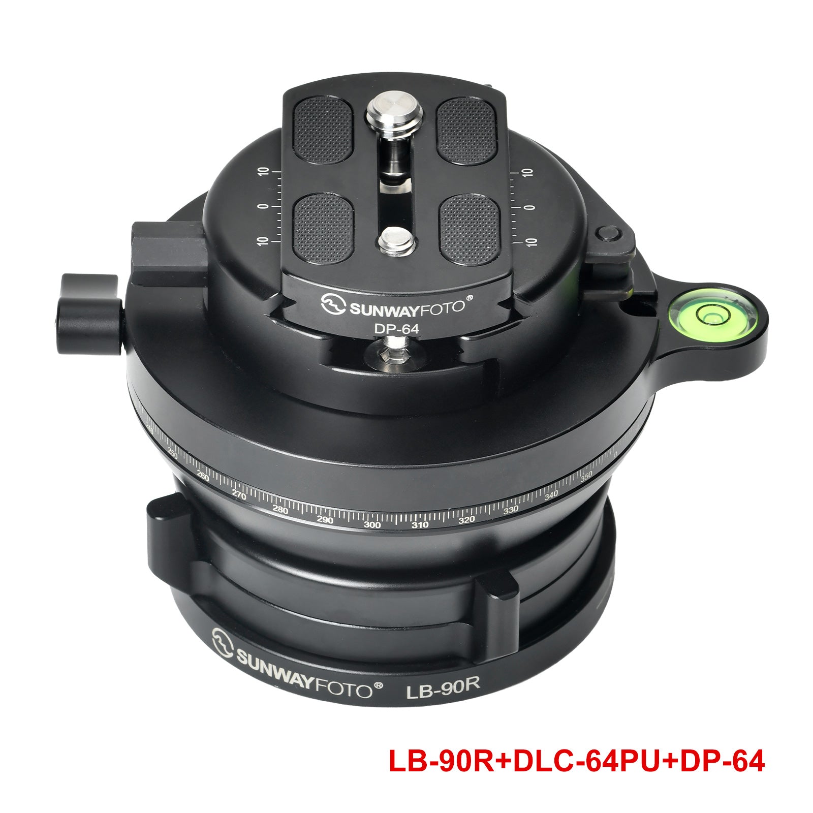 SUNWAYFOTO LB-90R 360° Panoramic Leveling base Tripod Head 55 lbs（25kg） Load Capacity