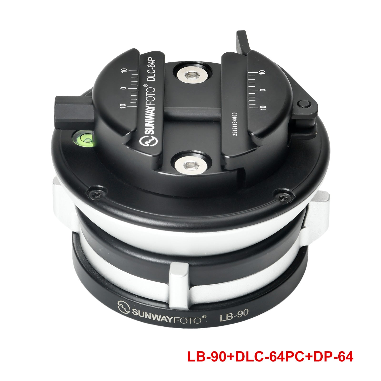 LB-90 90mm Leveling Base Head for Tripod 55lbs/25kgs Load Capacity