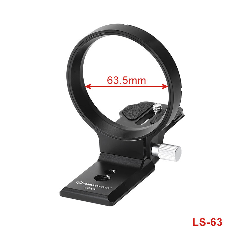 LS-80/LS-75/LS-63 Ring Lens Support with Arca Swiss Plate Collar Mount DSLR Horizontal Vertical Shooting Switching Desgigned for Sony Canon Nikon