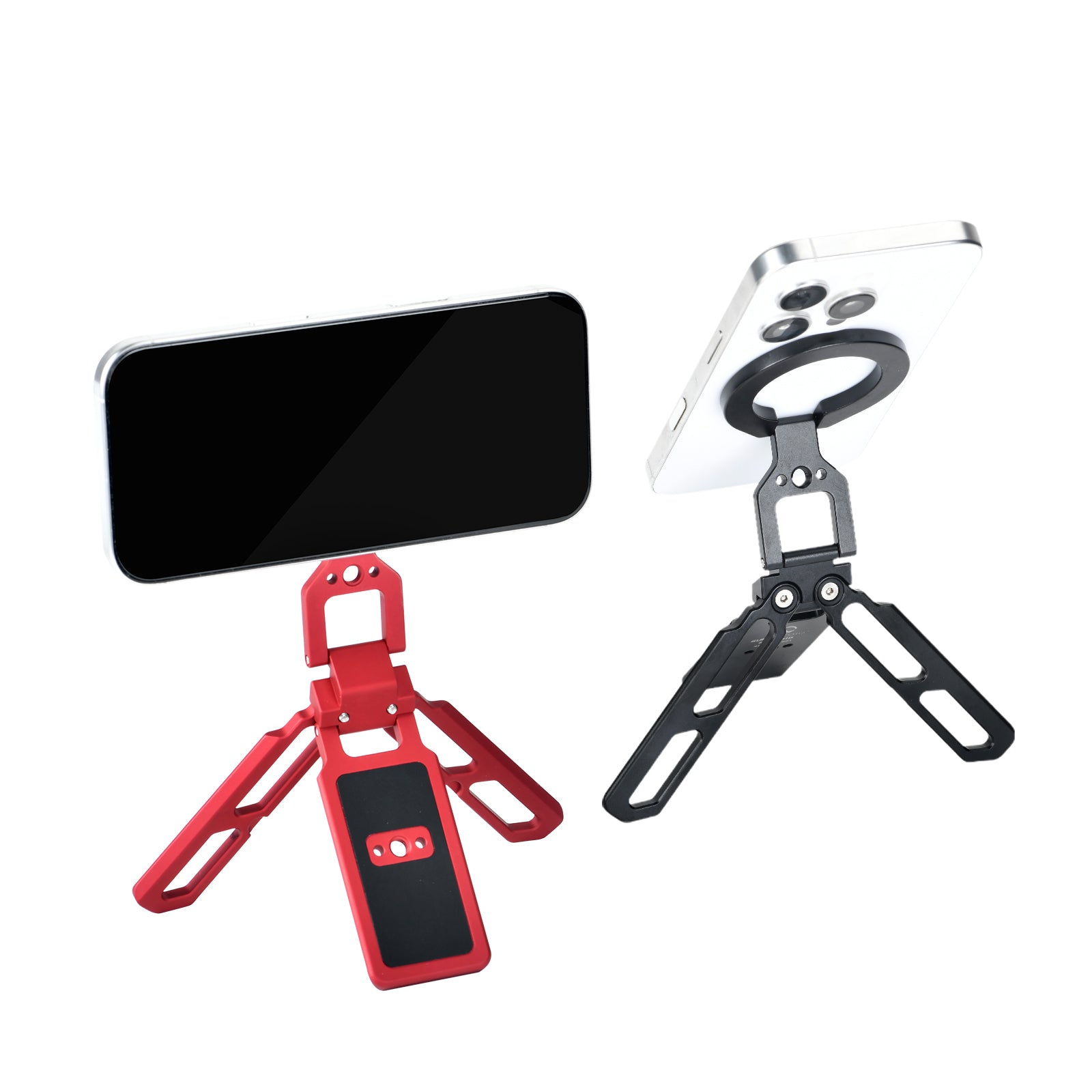 MPH-01 Universal Magnetic Pocket Tripod Phone Stand, Foldable, Compatible with iPhone MagSafe and Most Smartphones