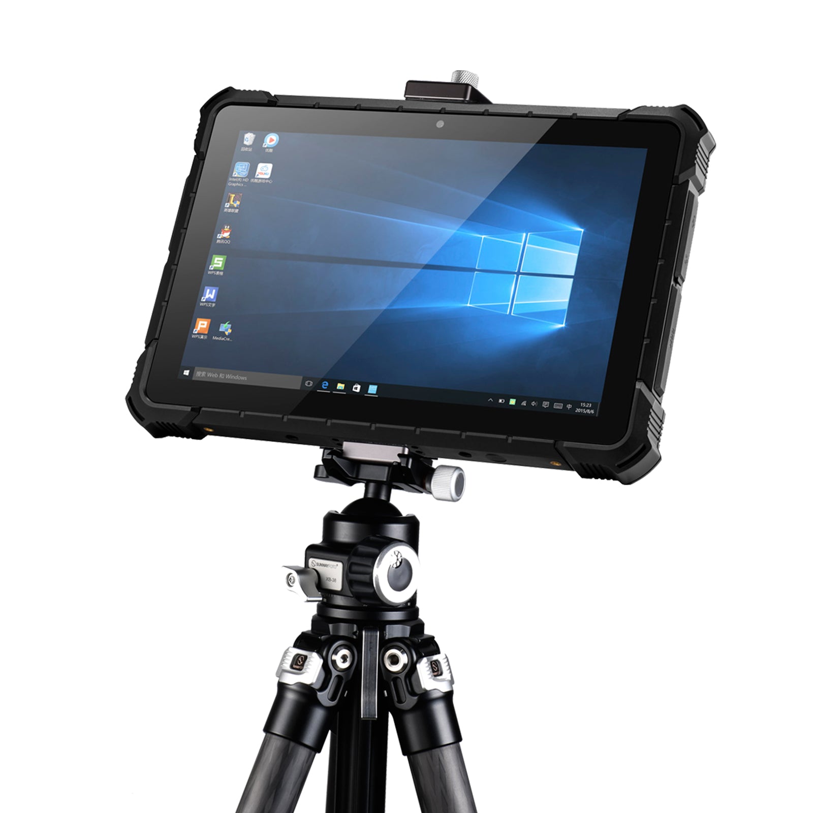 PC-02 Ipad Tripod Mount Universal Tablet Clamp with Arca Swiss Quick R