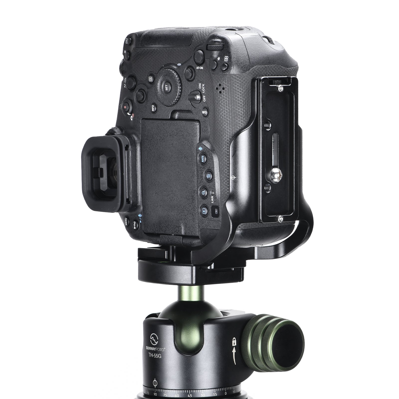 PCL-R1 Custom L-bracket for Canon EOS R1 Mirrorless Camera, Arca Swiss Plate