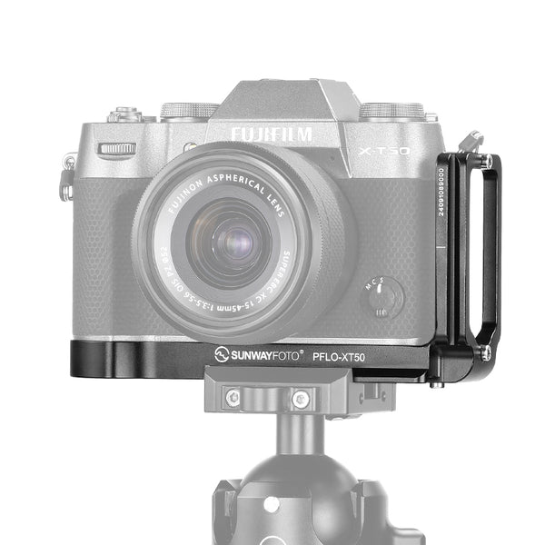SUNWAYFOTO PFLO-XT50 L-bracket for Fujifilm X-T50 Arca Swiss Quick Rel