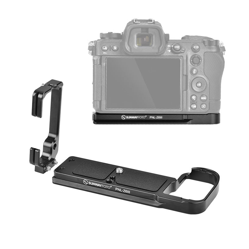 SUNWAYFOTO PNL-Z6III L-bracket for Nikon Z6III Camera Arca Swiss Quick Release L Plate