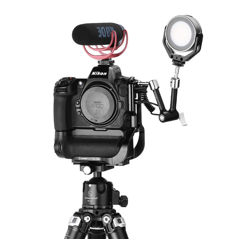 Nitze Z 8 L Bracket voor Nikon Z 8 Camera met Arca Swiss Quick Release Nitze Z 8 L Bracket voor Nikon Z 8 Camera met Arca Swiss Quick Release