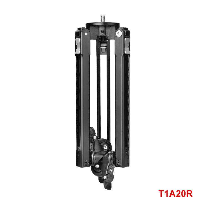 SUNWAYFOTO T1A20R Monopod Dolly, Heavy Duty Rolling Stand, 110lbs (50kg) Capacity, Photography Rubber Wheels, Stand with wheels for action photography