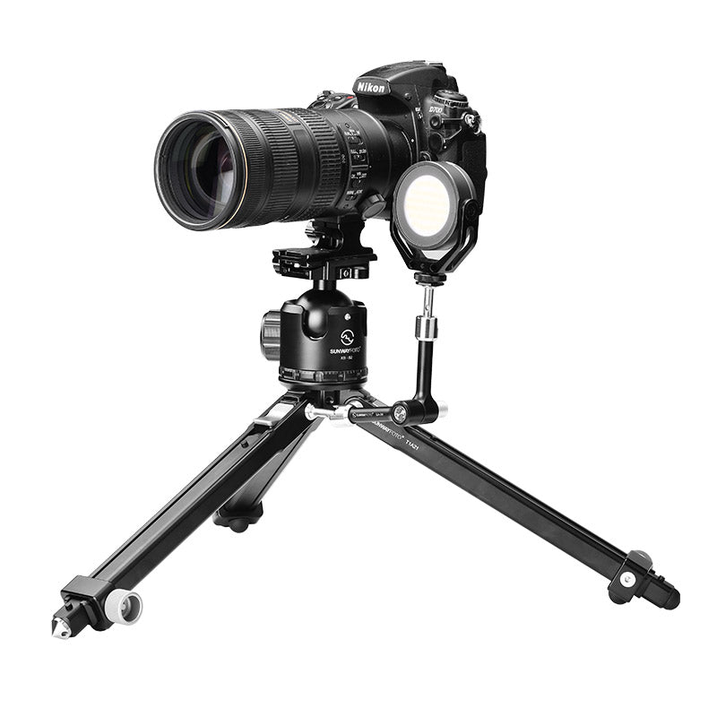 SUNWAYFOTO T1A21 Ground Level Shooting Aluminum Tripod for Telephoto Lens & DSLR Camera , load 55lb.(25kg)