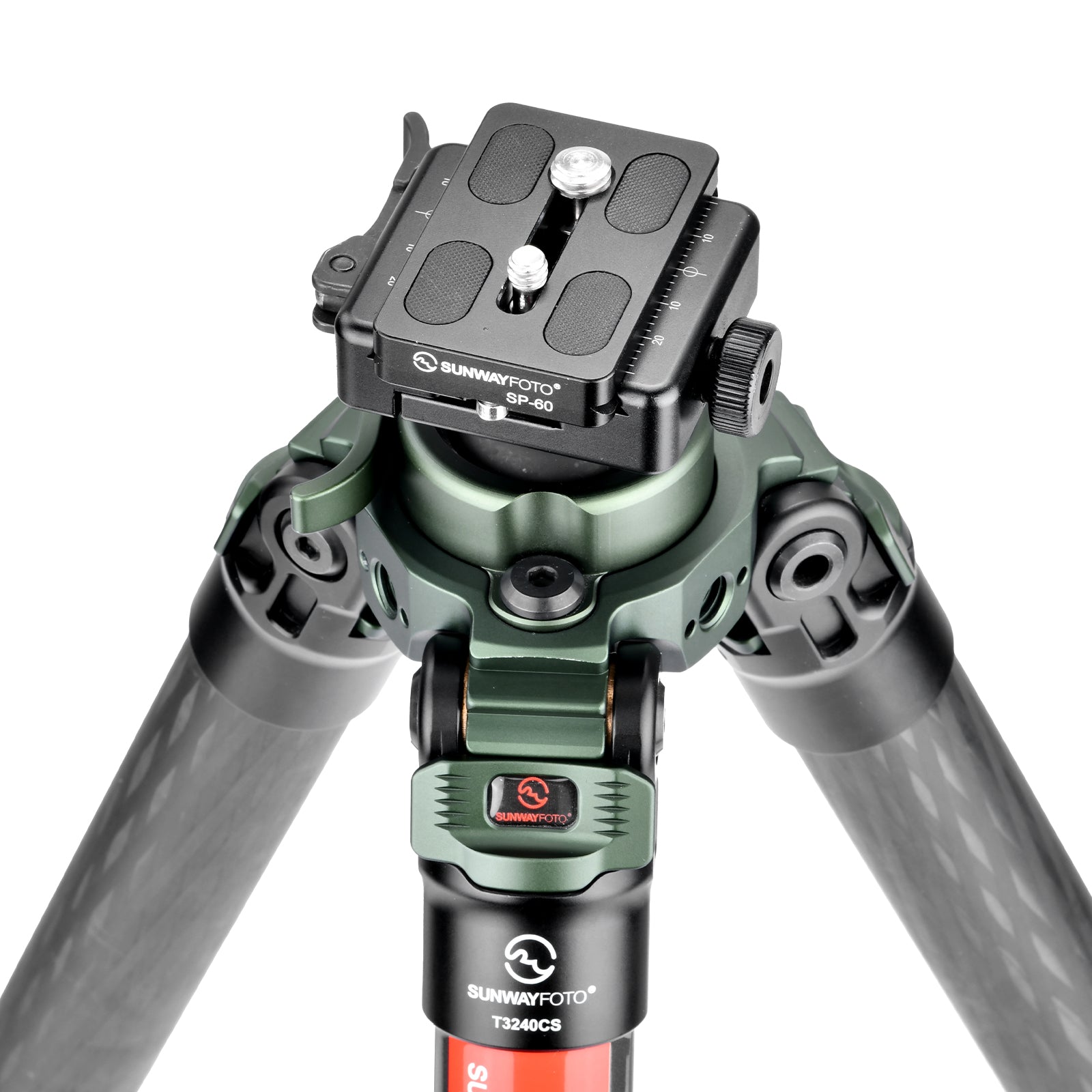 T3240CS Hunting Tripod for Shooting Rifle Stand Carbon Fiber
