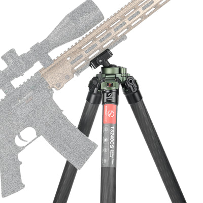 T3240CS Hunting Tripod for Shooting Rifle Stand Carbon Fiber