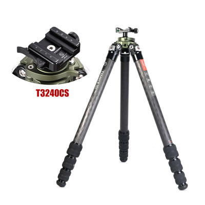 T3240CS Hunting Tripod for Shooting Rifle Stand Carbon Fiber