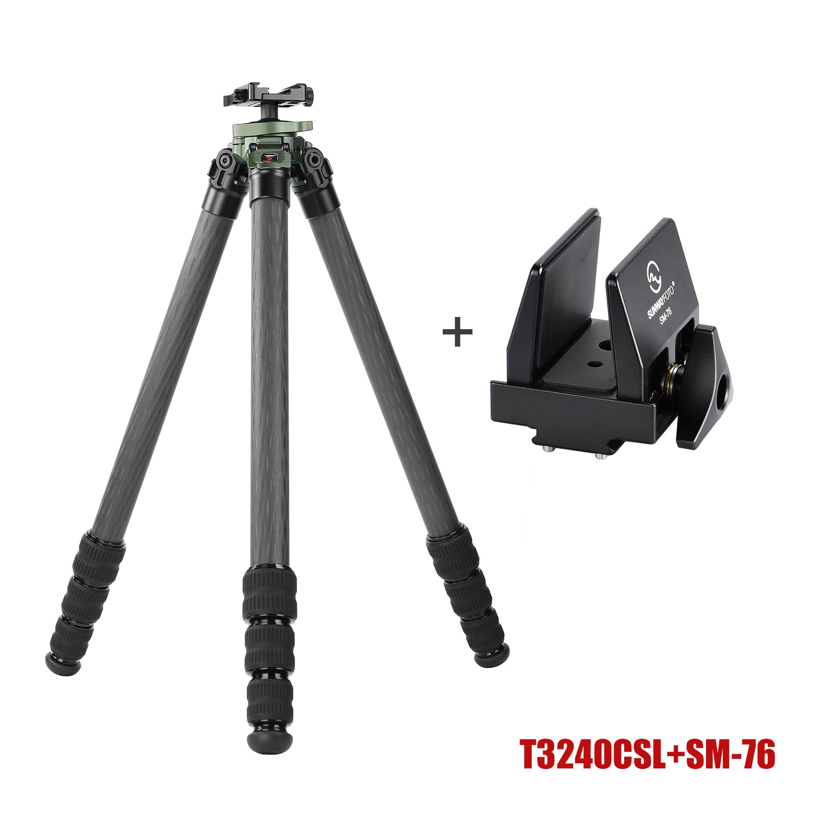 ショウカンセン T3240CSL Hunting Tripod for Shooting Rifle Stand Carbon Fiber