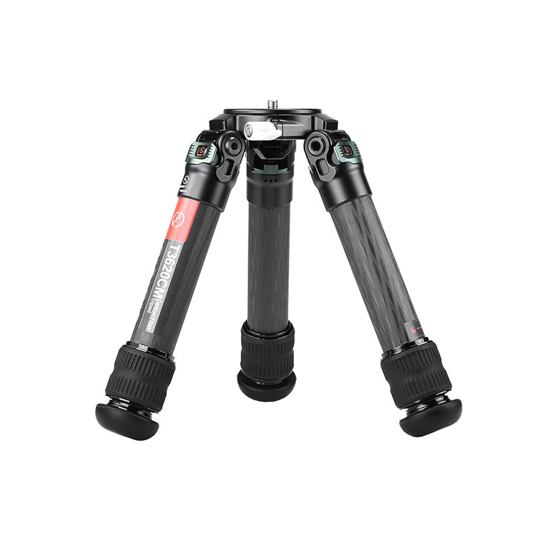 T3620CM 36mm,2 Sections,Short Heavy Duty Carbon Fiber Tripod for Video Photography and Rifle,load 88lb(40kg)