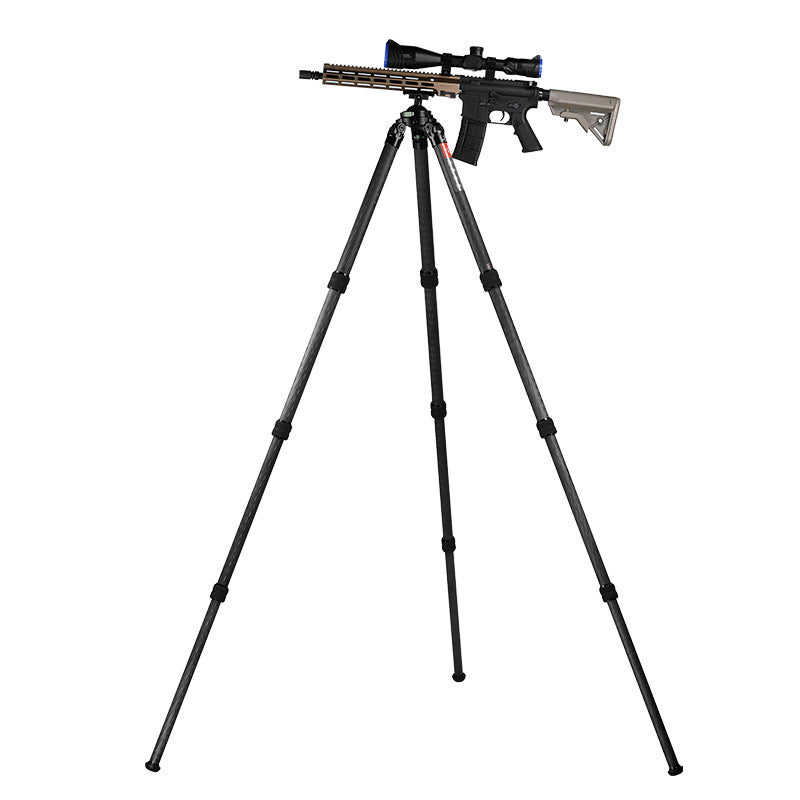 T3640CS Hunting Tripod for Shooting Rifle Stand Carbon Fiber