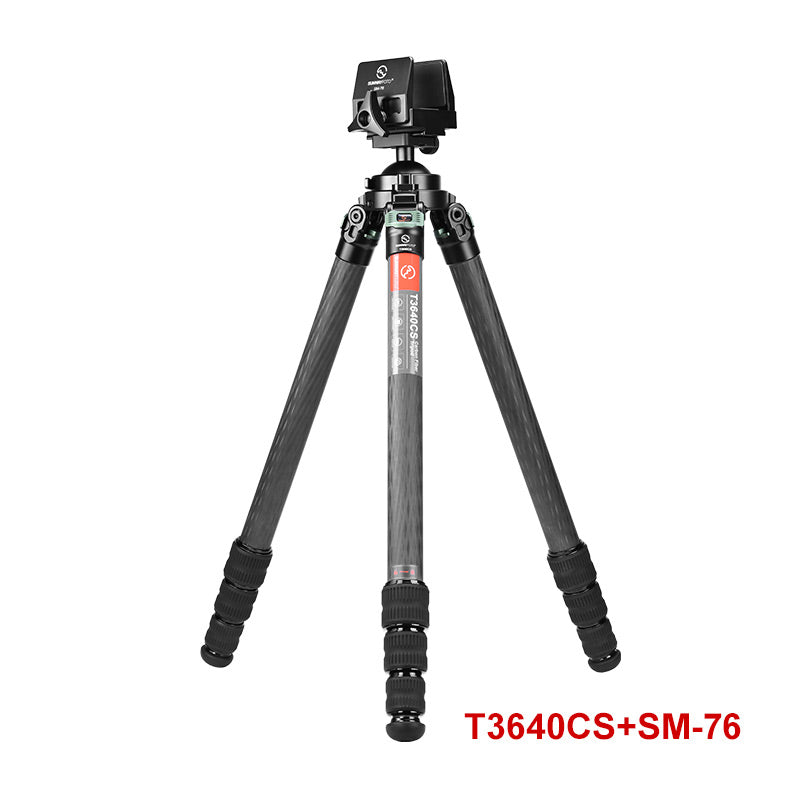 T3640CS Hunting Tripod for Shooting Rifle Stand Carbon Fiber