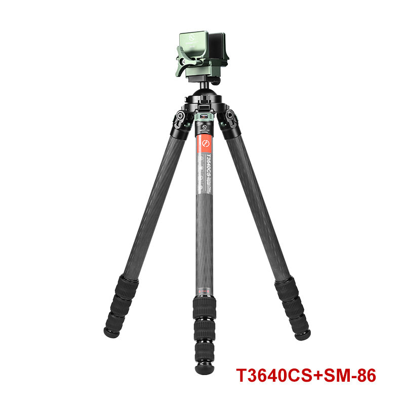 T3640CS Hunting Tripod for Shooting Rifle Stand Carbon Fiber