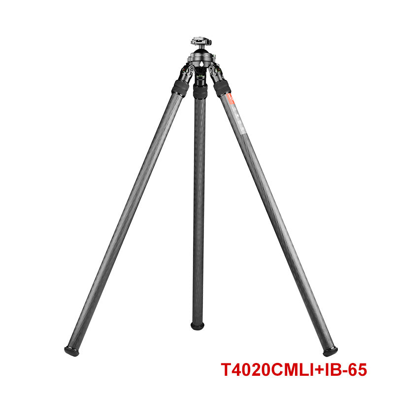 SUNWAYFOTO T4020CMLI Inverted Leg Carbon Fiber Heavy Duty Tripod with 75mm Bowl, 40mm, Tubes Two Section,70'' Tall,Load 88lb.(40kg)