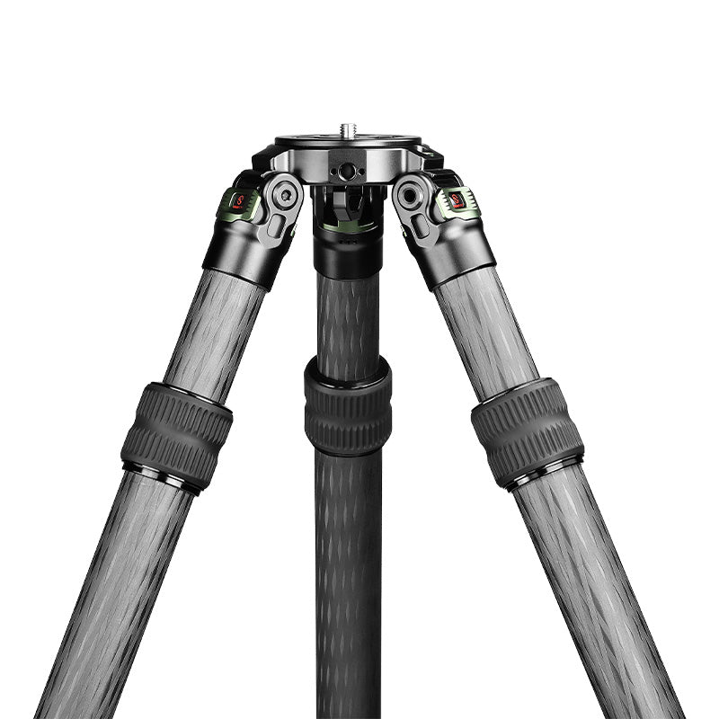 SUNWAYFOTO T4020CMLI Inverted Leg Carbon Fiber Heavy Duty Tripod with 75mm Bowl, 40mm, Tubes Two Section,70'' Tall,Load 88lb.(40kg)