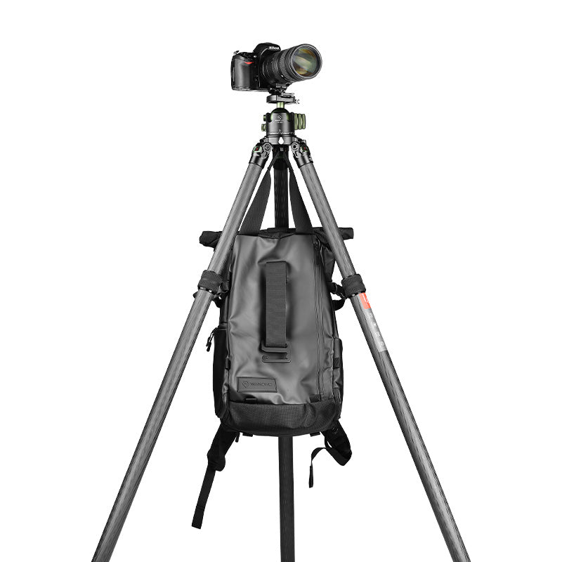 SUNWAYFOTO T4020CMLI Inverted Leg Carbon Fiber Heavy Duty Tripod with 75mm Bowl, 40mm, Tubes Two Section,70'' Tall,Load 88lb.(40kg)