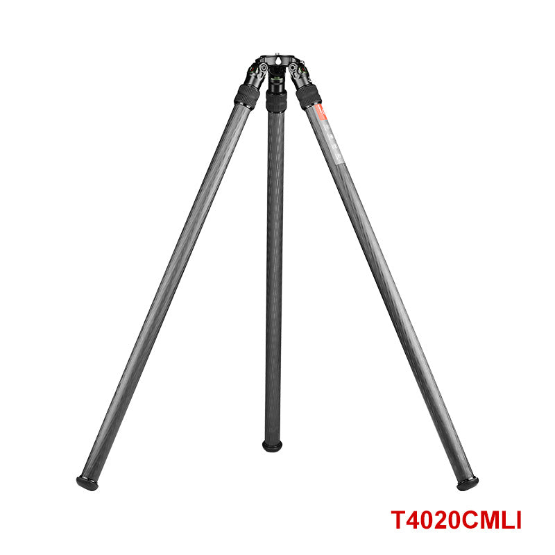 SUNWAYFOTO T4020CMLI Inverted Leg Carbon Fiber Heavy Duty Tripod with 75mm Bowl, 40mm, Tubes Two Section,70'' Tall,Load 88lb.(40kg)