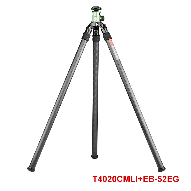 SUNWAYFOTO T4020CMLI Inverted Leg Carbon Fiber Heavy Duty Tripod with 75mm Bowl, 40mm, Tubes Two Section,70'' Tall,Load 88lb.(40kg)