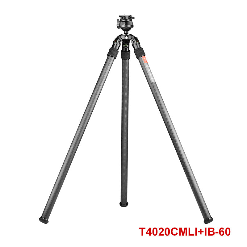 SUNWAYFOTO T4020CMLI Inverted Leg Carbon Fiber Heavy Duty Tripod with 75mm Bowl, 40mm, Tubes Two Section,70'' Tall,Load 88lb.(40kg)