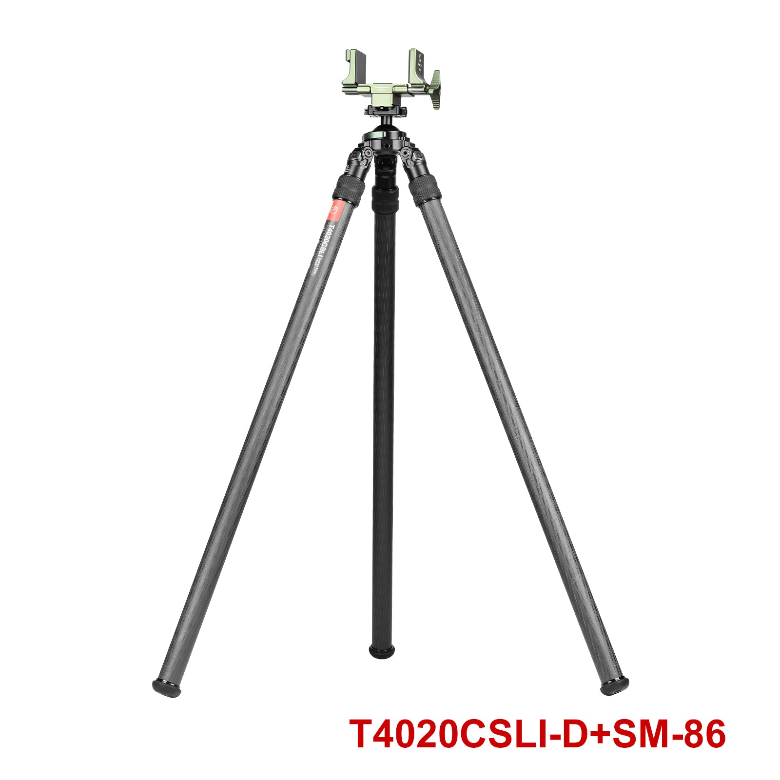 SUNWAYFOTO T4020CSLI, 70” Tall Inverted Leg Series Carbon Fiber Tripod