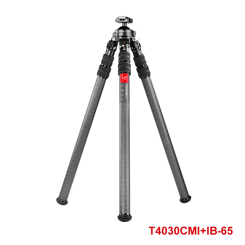 SUNWAYFOTO T4030CMI Inverted Leg Carbon Fiber Heavy Duty Tripod with 75mm Bowl, 40mm, 3 Section,67'' Tall,Load 66lb.(30kg)