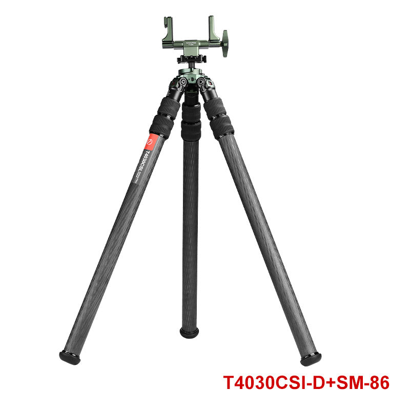 T4030CSI, 68” Tall Inverted Leg Series Carbon Fiber Tripod